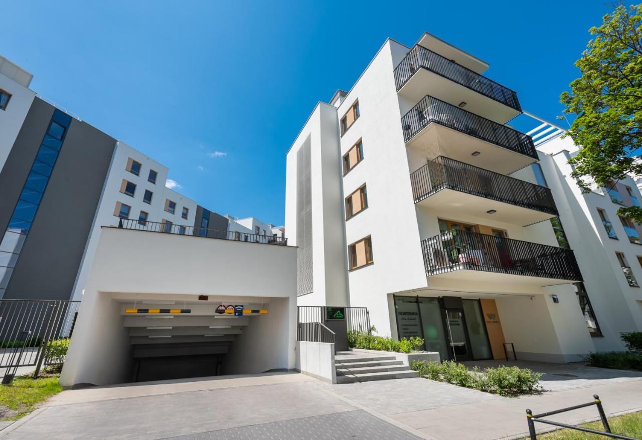 Wola Skwer Happy Apartment Warschau Exterior foto