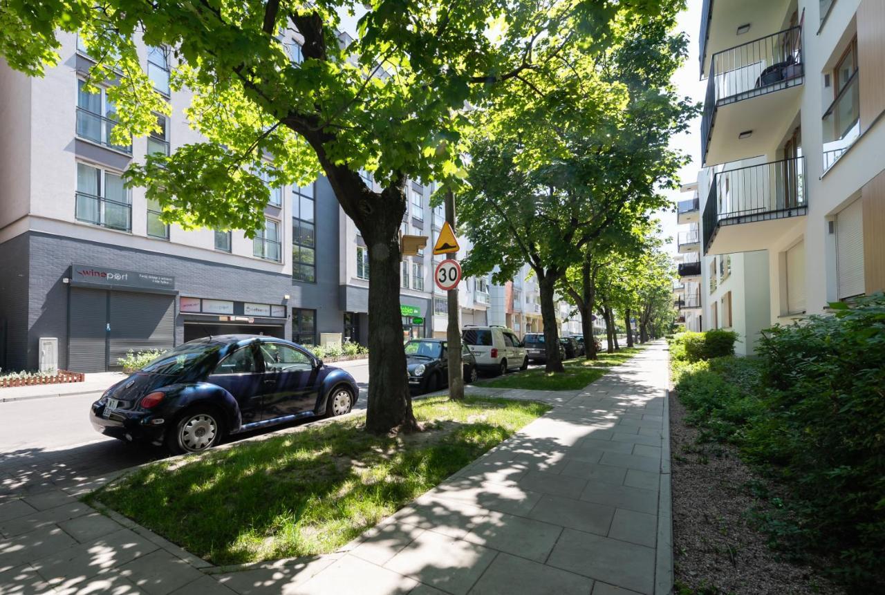 Wola Skwer Happy Apartment Warschau Exterior foto